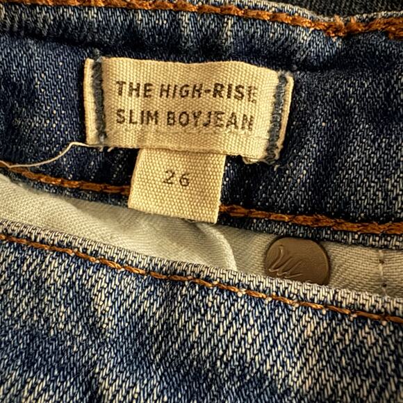 Madewell The High Rise Slim Boyjean Step-Hem Edition 26 Women’s Lita Wash - Picture 5 of 5